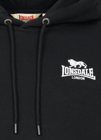 Bluza LONSDALE TALMINE czarna kaptur