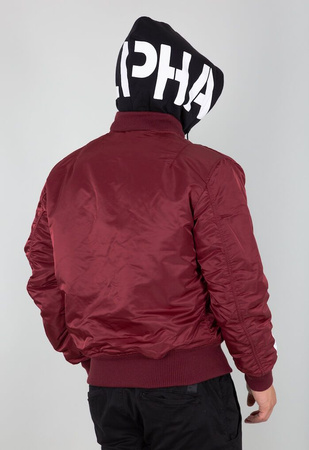 Kurtka ALPHA INDUSTRIES MA-1 ZHP bordowa (burgundy) 118101 184