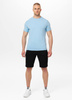T-shirt PIT BULL MINIMAL 190 spandex błękitny (light blue)