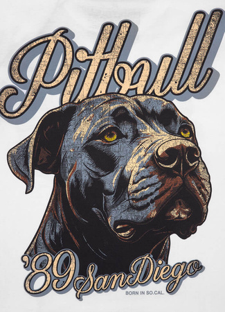 T-shirt PIT BULL ORIGINAL biały