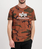 T-shirt ALPHA INDUSTRIES BASIC moro (burned camo)  100501C 681