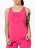 Damski Tank top sportowy PIT BULL AVENIDA WMN malinowy