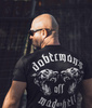 T-shirt DOBERMANS MAD AS HELL TS383 czarny