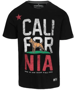 T-shirt PIT BULL CALIFORNIA czarny