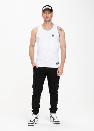 Tank top PIT BULL Slim Fit LYCRA SMALL LOGO biały