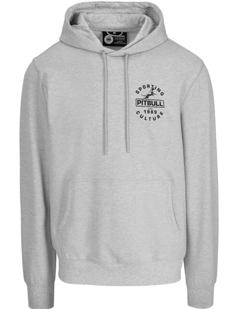 Bluza PIT BULL Tricot Terry PHYSICAL CULTURE szara kaptur