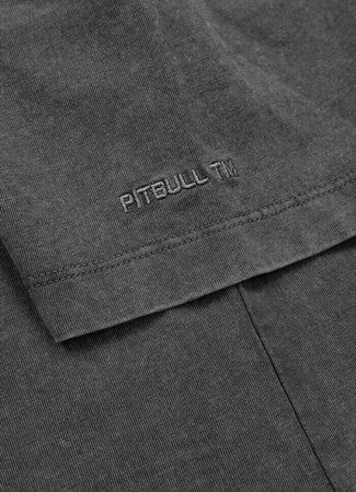 T-shirt damski PIT BULL Middle Washed DOUBLETROUBLE WMN grafitowy 