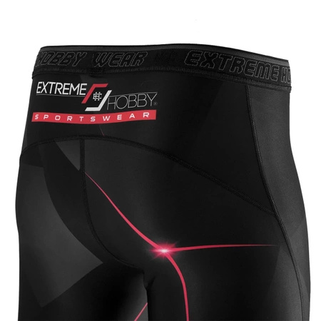 Legginsy męskie  EXTREME HOBBY MT SPORT czerwony