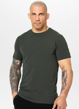 T-shirt PIT BULL MINIMAL 190 spandex old green
