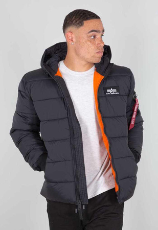 Kurtka ALPHA INDUSTRIES HOODED PUFFER FD czarna 118113 03