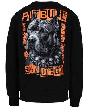 Bluza PIT BULL BLACKY czarna prosta