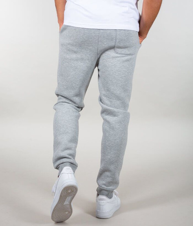 Spodnie ALPHA INDUSTRIES JOGGER SL szare (grey heather) 116370 17