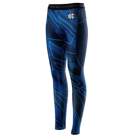 Legginsy sportowe damskie EXTREME HOBBY SHADOW niebieski