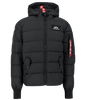 Kurtka ALPHA INDUSTRIES HOODED PUFFER FD czarna 118113 03