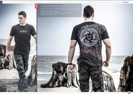 T-shirt DOBERMANS RAGNAROK TS121 czarny