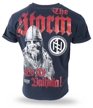 T-shirt DOBERMANS THE STORM TS299 granatowy