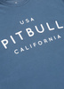 T-shirt PIT BULL USA CAL 210 GSM BRUSHED shade blue
