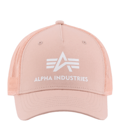 Czapka ALPHA INDUSTRIES TRUCKER BASIC różowa (pale peach) 186902 640