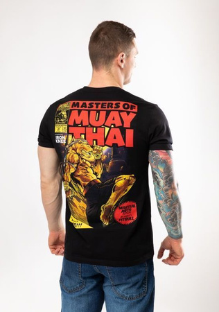 T-shirt PIT BULL MASTER OF MUAY THAI czarny