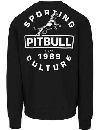 Bluza PIT BULL Tricot Terry PHYSICAL CULTURE czarna prosta