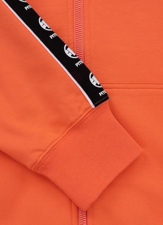 Bluza PIT BULL Tricot Terry TAPE NUGGET bright salmon rozpinana