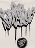 T-shirt PIT BULL Heavy Weight 210 Loose Fit GRAFFITI off white