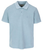 POLO PIT BULL Denim Washed Pique SMALL LOGO washed blue