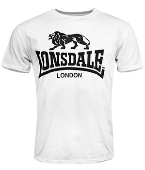 T-shirt LONSDALE LOGO biały
