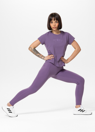 Damskie leginsy sportowe PIT BULL AVENIDA dusty grape