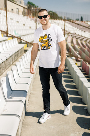T-shirt PGWEAR AMF GRYPHON biały