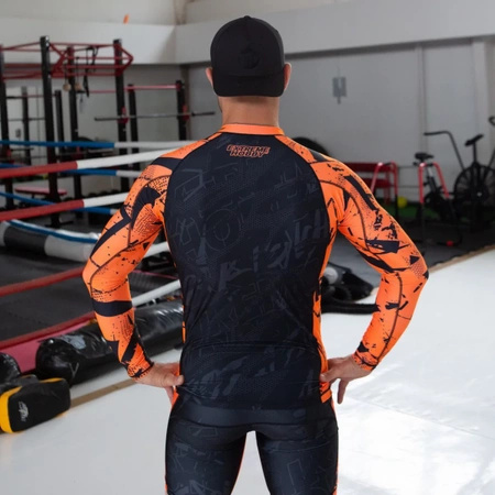 Longsleeve rashguard EXTREME HOBBY NEO pomarańczowy