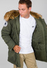 Kurtka parka ALPHA INDUSTRIES POLAR JACKET ciemnozielona (dark green) 123144 257