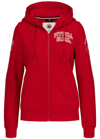 Damska bluza PIT BULL FIORA WMN wild red rozpinana