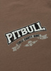T-shirt PIT BULL TROUBLEMAKER dark brown