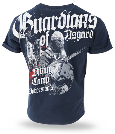 T-shirt DOBERMANS GUARDIANS OF ASGARD TS197 granatowy