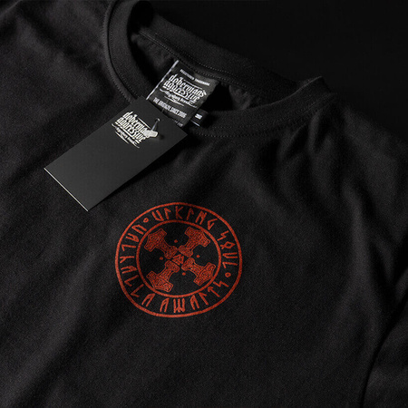 Bluza DOBERMANS THORS CROSS BK386 kaptur czarna