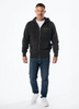 Bluza PIT BULL STRENGTH & RESPECT dark graphite rozpinana
