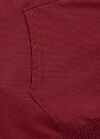 Bluza PIT BULL Tricot Terry SAN DIEGO CA bordowa kaptur