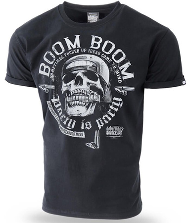 T-shirt DOBERMANS BOOM BOOM TS271 czarny