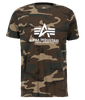 T-shirt ALPHA INDUSTRIES BASIC moro (wdl camo) 100501C 408
