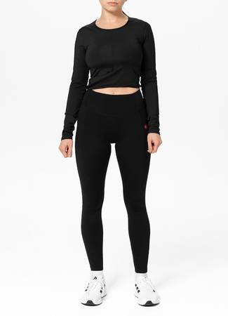 Damski Longsleeve sportowy PIT BULL BUENA WMN czarny