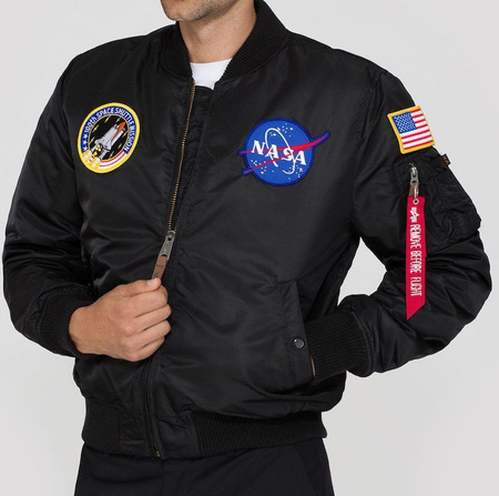 Kurtka ALPHA INDUSTRIES MA-1 VF NASA czarna 166107 03