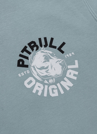 Bluza PIT BULL WASHED DOG SD light blue kaptur