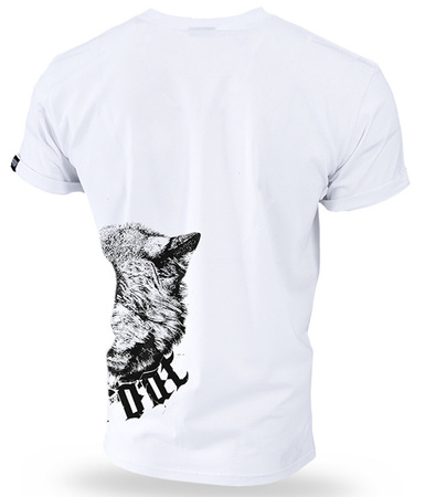 T-shirt DOBERMANS WOLF THROAT TS85 biały