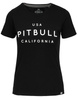 T-shirt damski PIT BULL USA CAL WMN czarny
