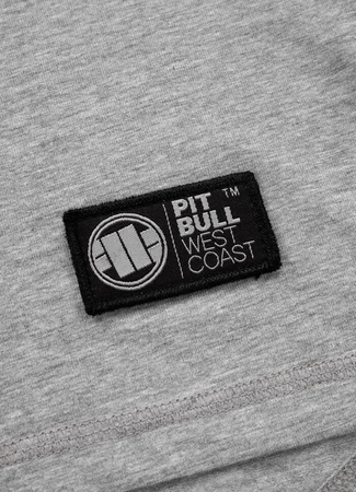 T-shirt PIT BULL SMALL LOGO spandex szary