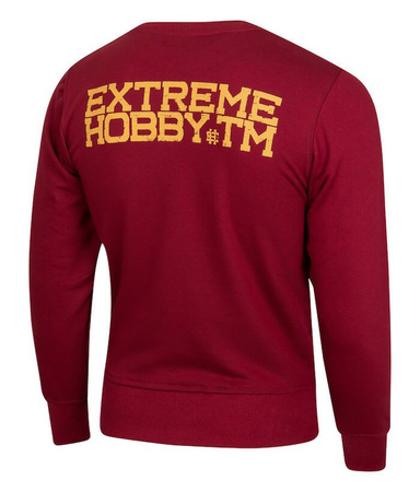 Bluza EXTREME HOBBY BLOCK 2021 bordowa prosta