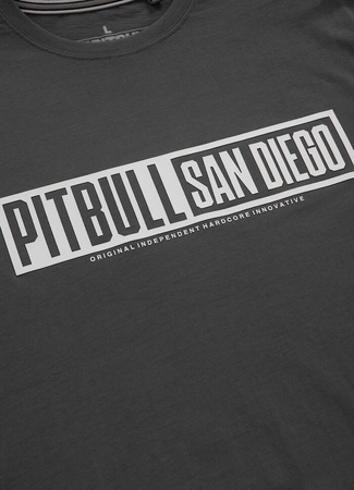 T-shirt PIT BULL EIGHTY NINE DOG grafitowy