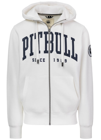 Bluza PIT BULL NORTON off white rozpinana