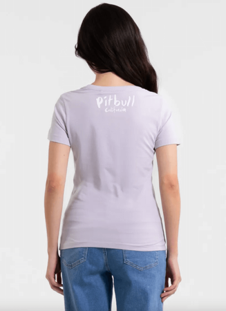 T-shirt damski PIT BULL WATERCOLOR WMN jasno fioletowy (lilac)